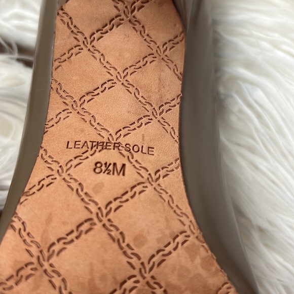 L.A.M.B. Shoes | L.A.M.B. Nude Pumps with Clear Neon Toe | Color: Cream/Tan - Picture 7 of 11